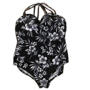 Delta Burke One Piece Floral Boho Swimsuit Womens Size 20W